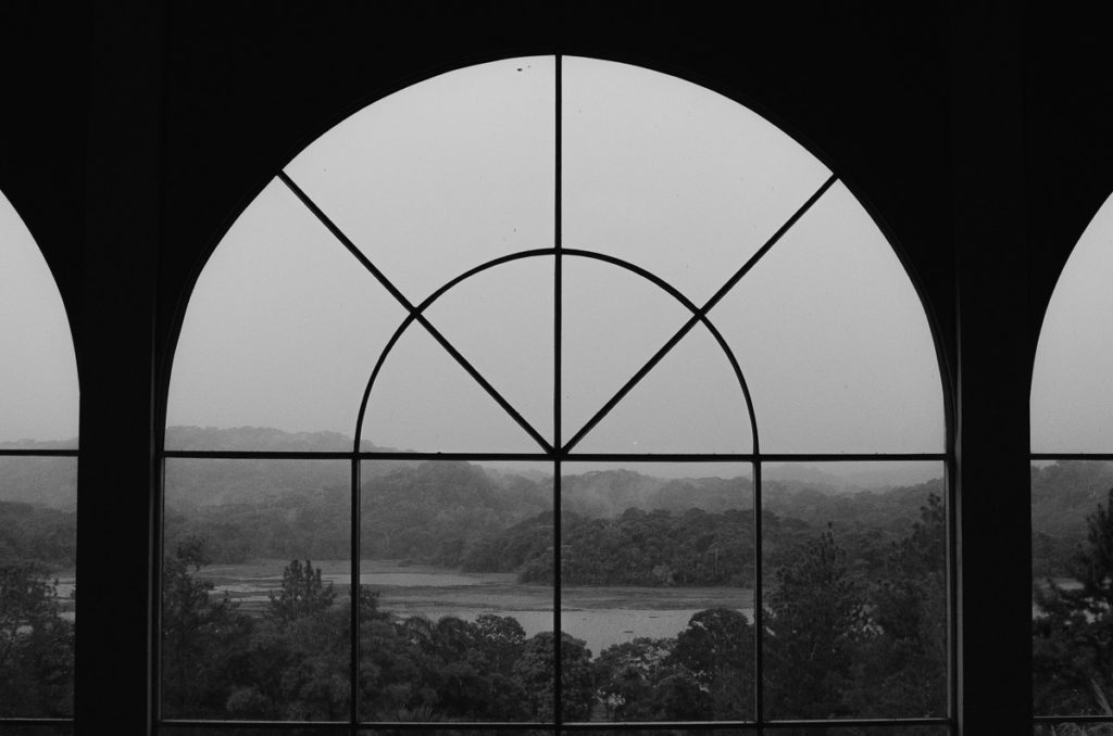 black white photographs Rio Chagres Panama Canal Gamboa resort