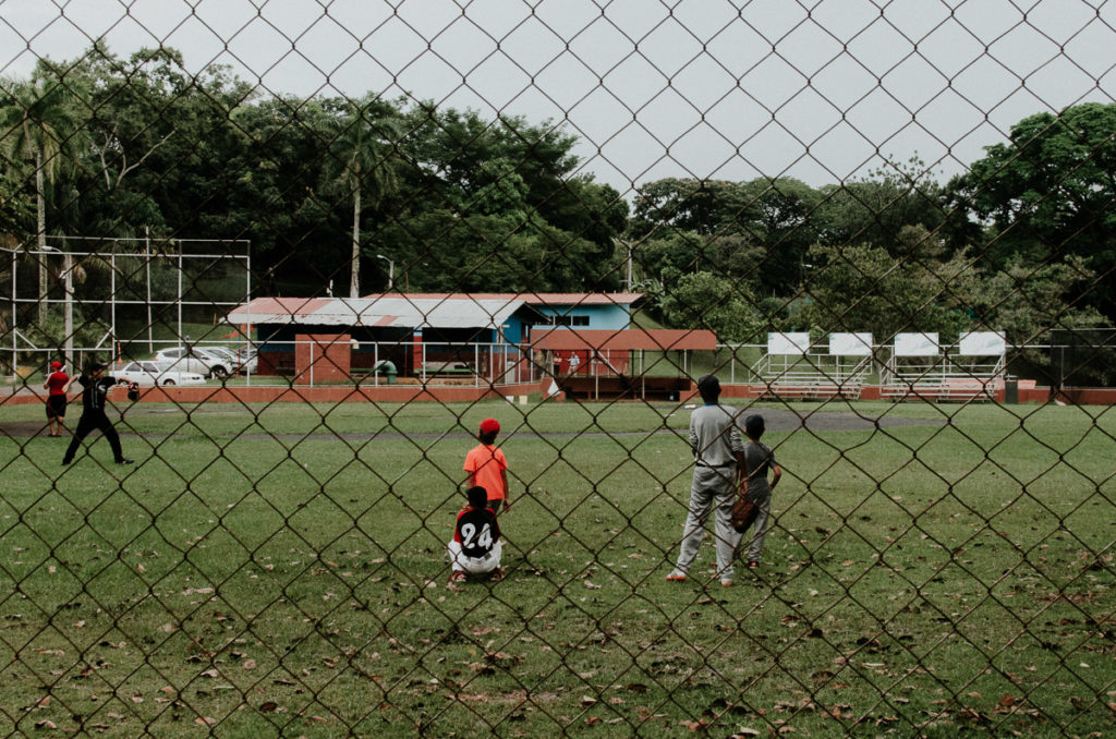 Baseball game kids Panama city travel photographer