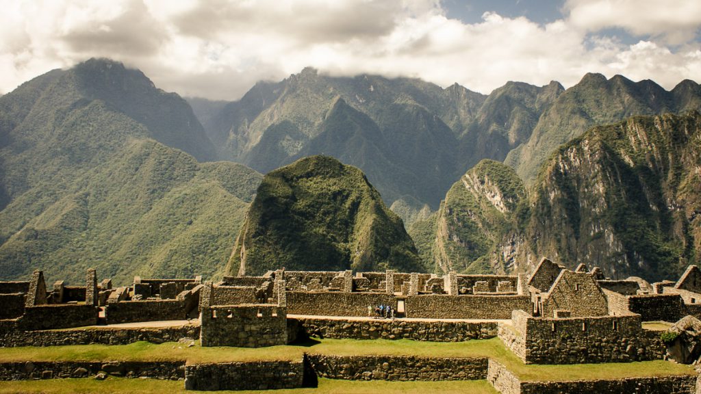 the constructions of the machu picchu in Peru taken by Milie Del