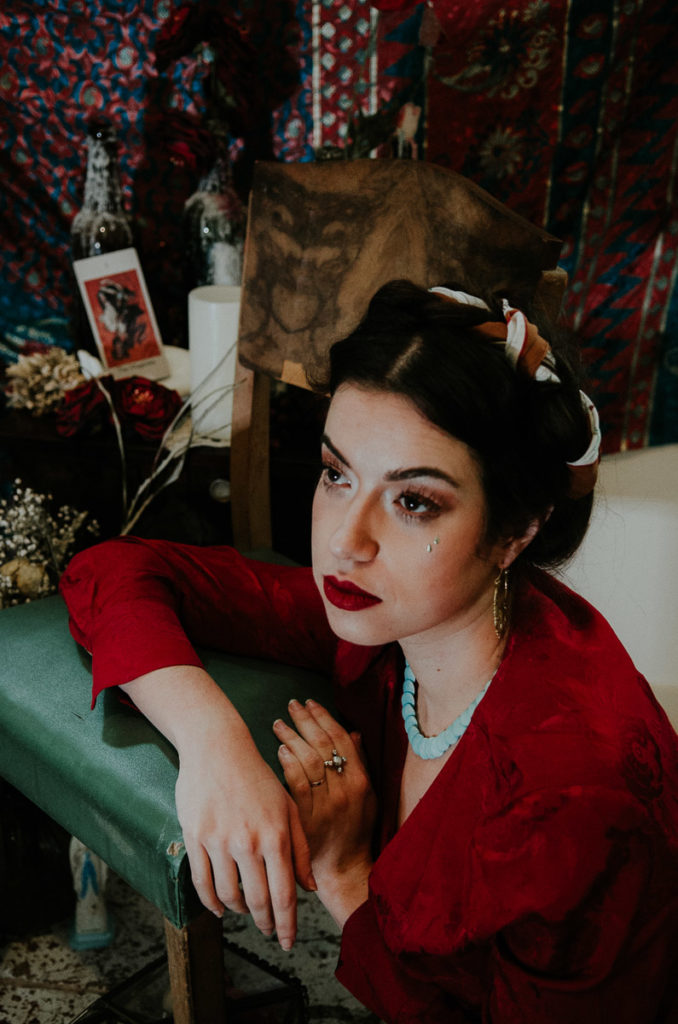 Portrait Julia inspiration frida kahlo Montpellier