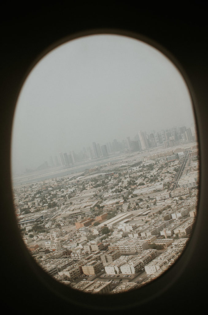 view dubai plane milie del travel photographer