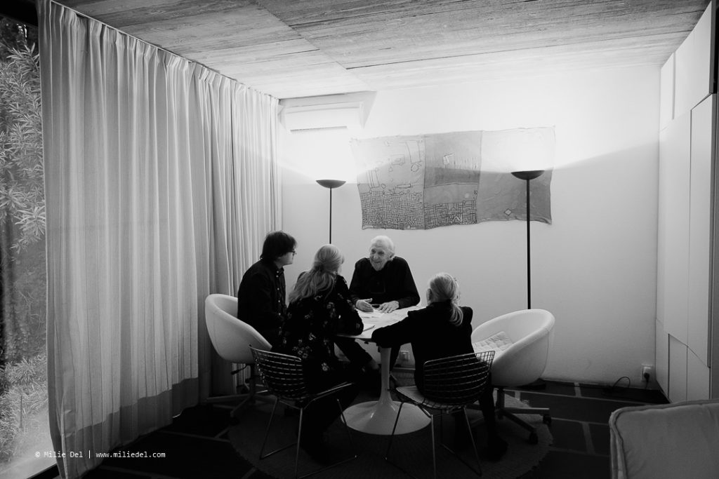 Portraits maison Pierre Soulages black and white Monopol Magazin Milie Del Photographer