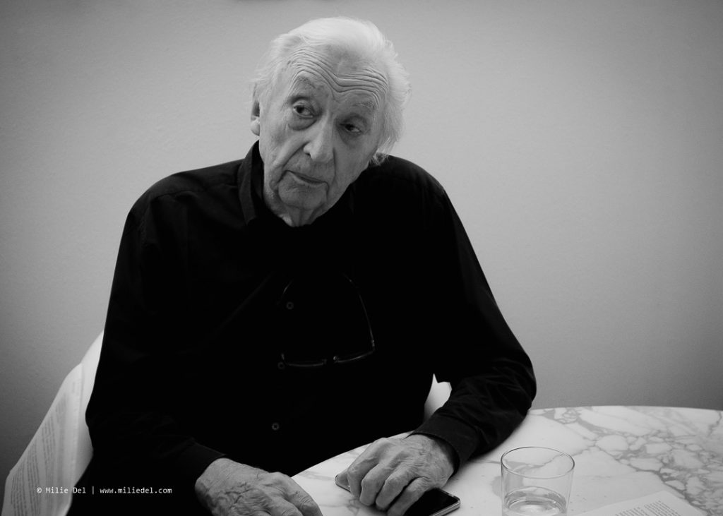 Monopol Magazin Pierre Soulages portrait Sète by Milie Del Photographer