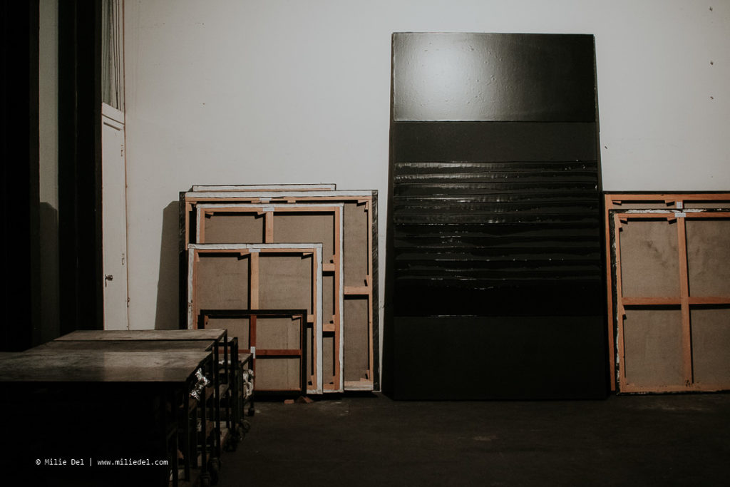 atelier Pierre Soulages couple Milie Del