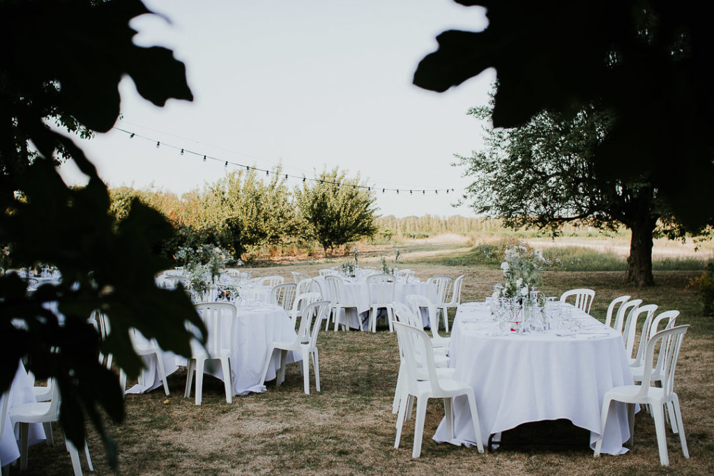 Tables settings Wedding night under the fig trees boho reception