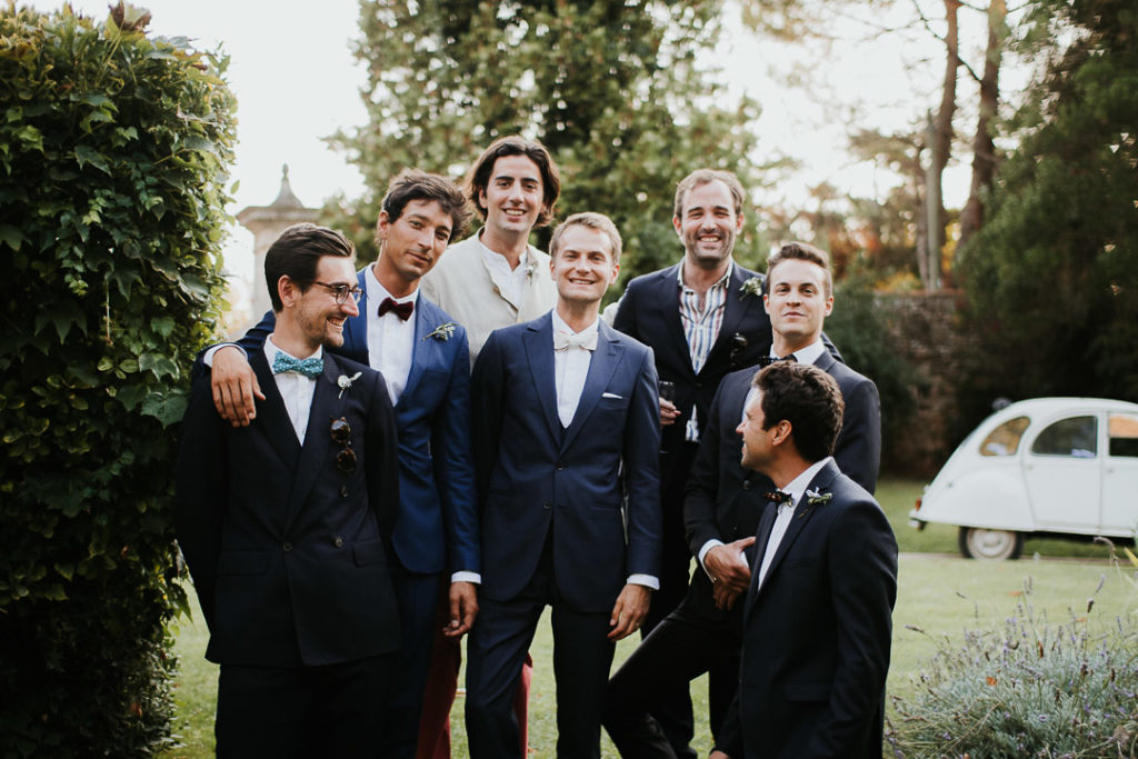 Best men Wedding boho reception under the fig trees 