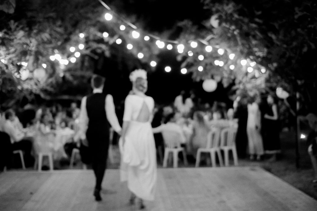 Wedding night under the fig trees boho reception