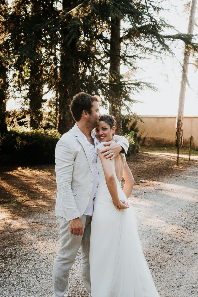Sunset Wedding couple Photos Domaine de Combelongue