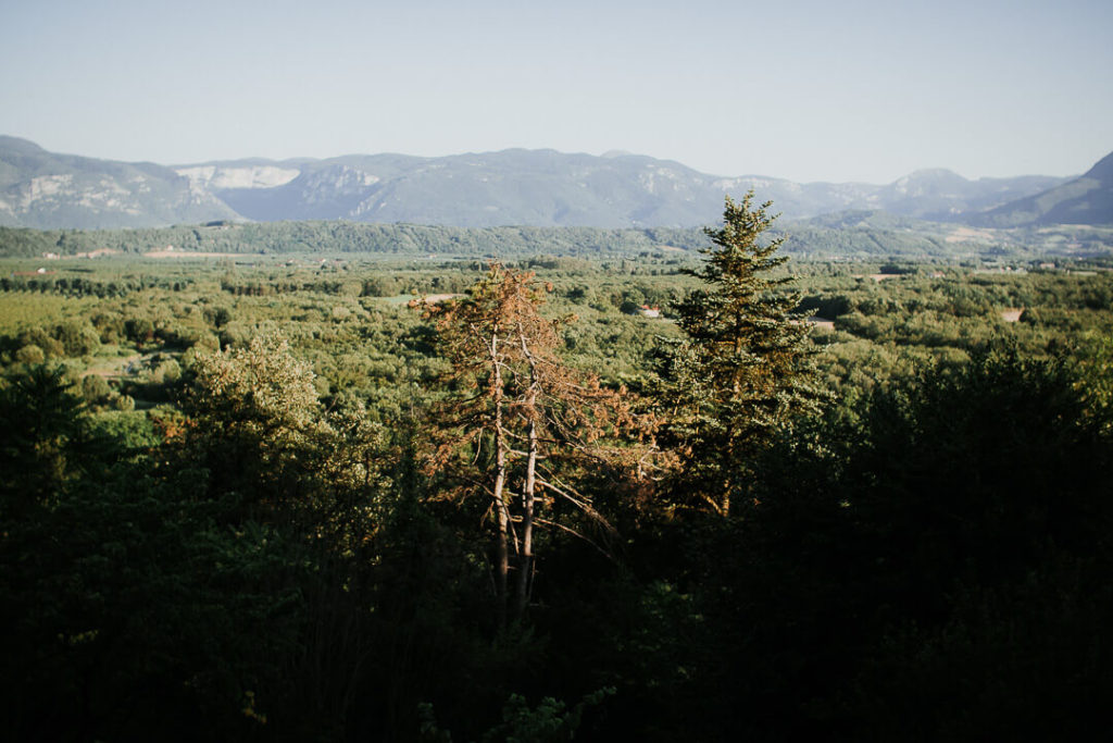 Vercors view wedding Domaine de Combelongue Milie Del