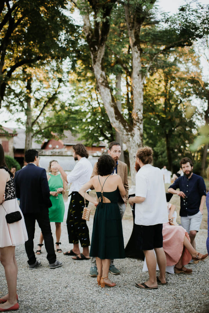 Guests wedding Domaine de Combelongue Milie Del