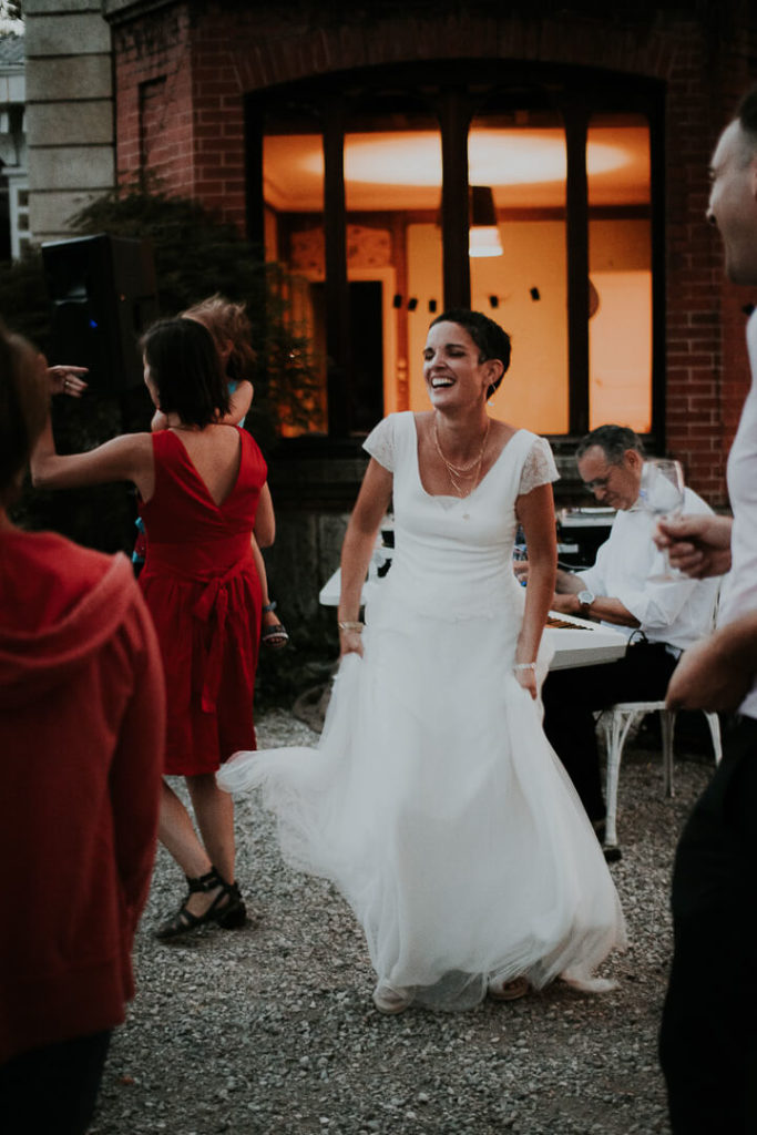 Dancing night wedding isere Milie Del