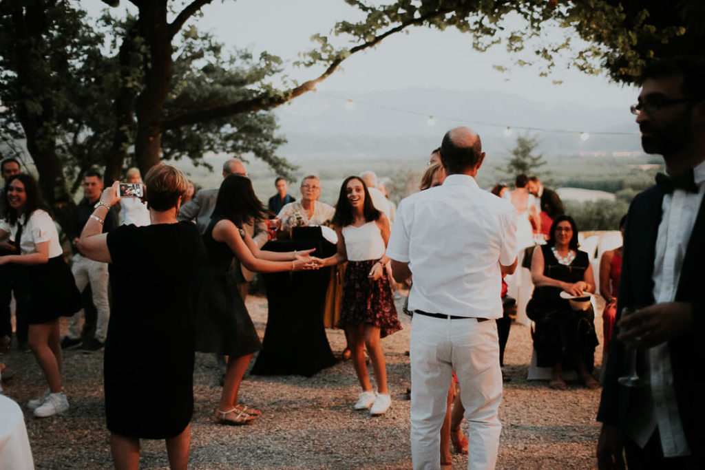 Dancing night wedding isere Milie Del