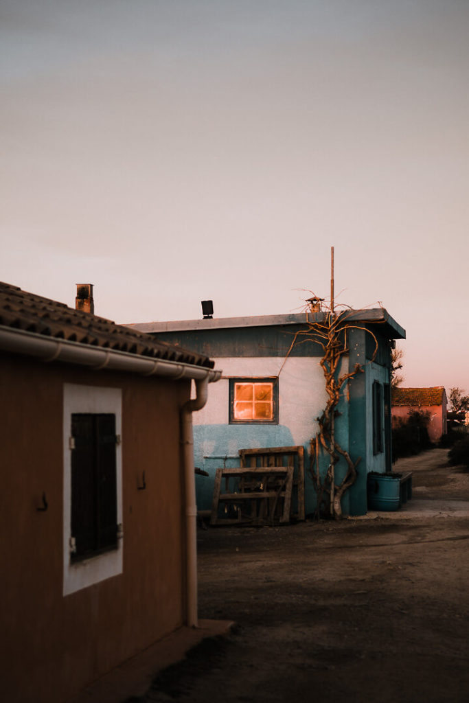 village pêcheurs coucher du soleil Villeneuve-lès-Maguelone