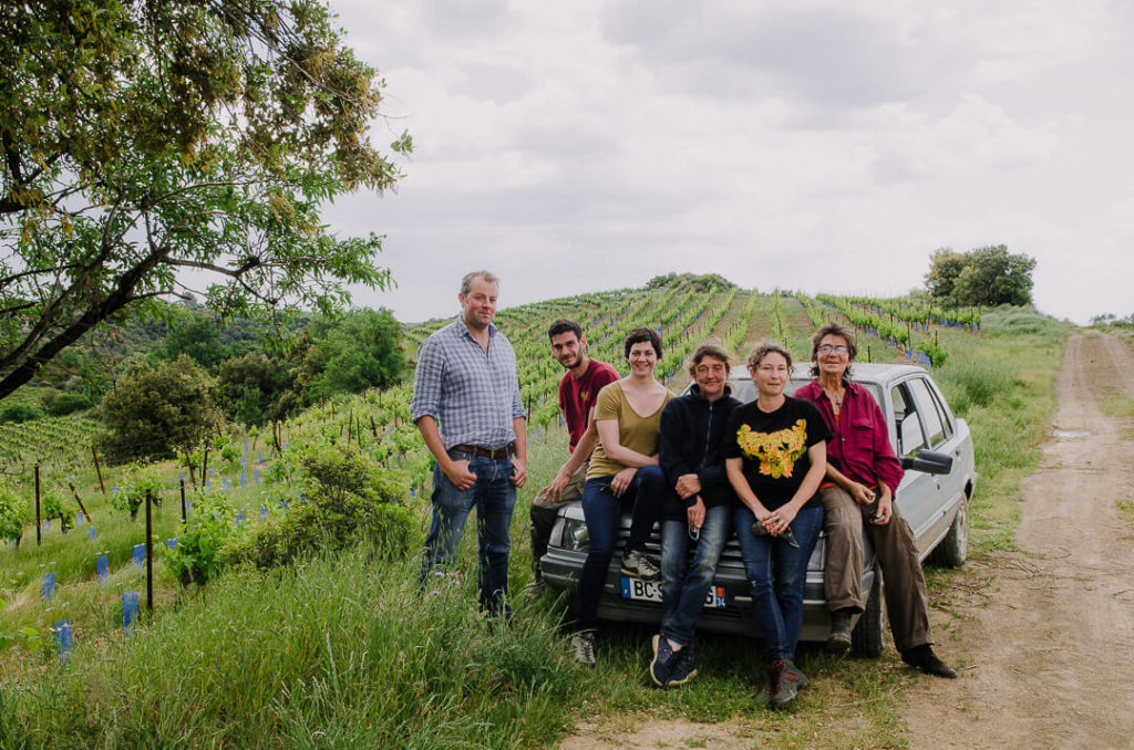 La Lauzeta workers team posing for a photograph