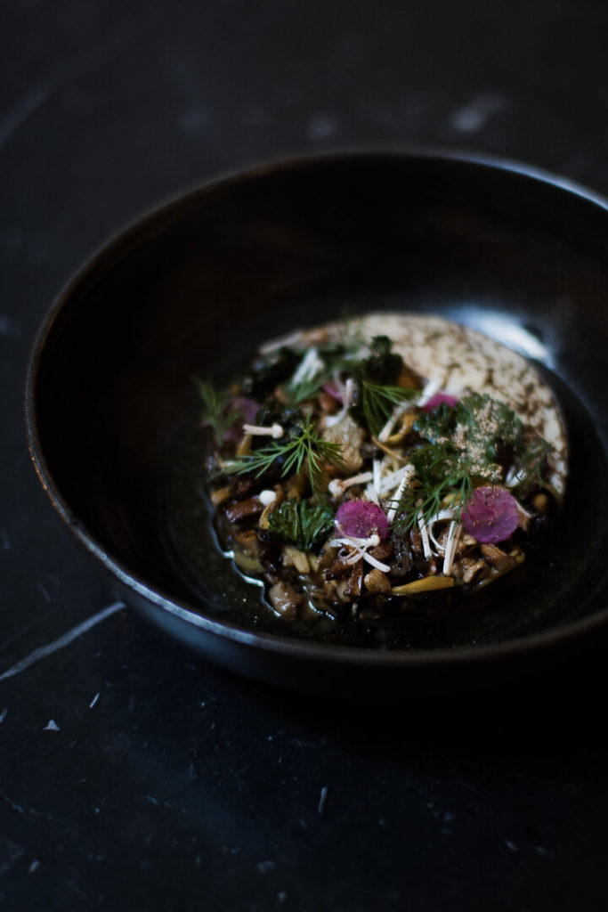 Reflet d'obione food photography mushrooms