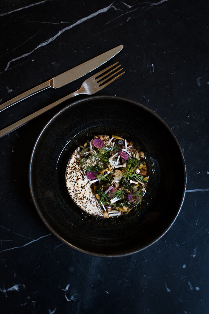 Reflet d'obione food photography winter plate