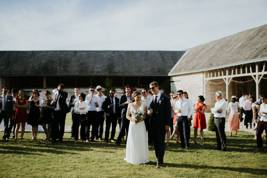 domaine de la volière bride and groom wedding in touraine france