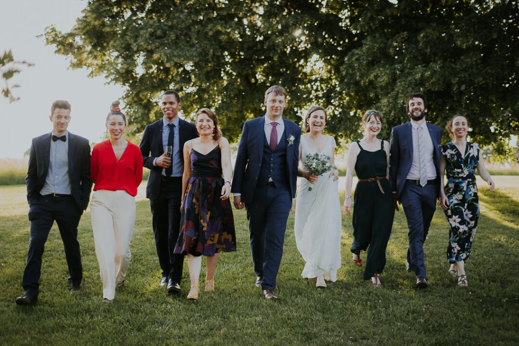 bride groom wedding bridemaids bestmen touraine