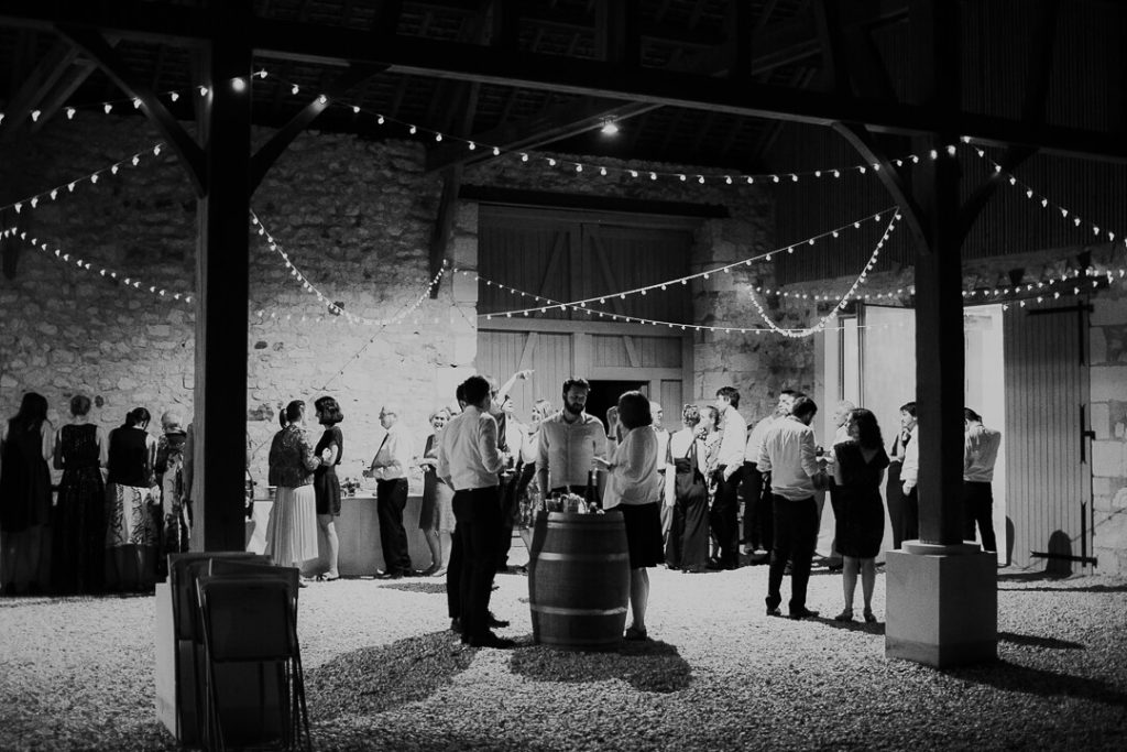 wedding night touraine wedding black and white