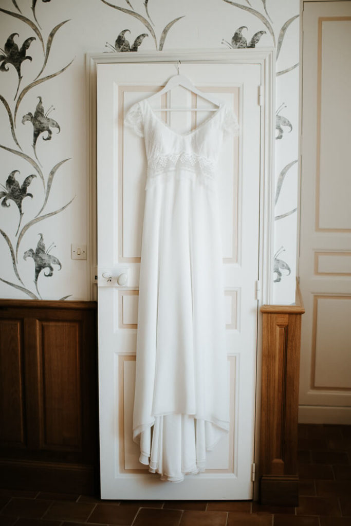 wedding dress bridal prep touraine france milie del photographer