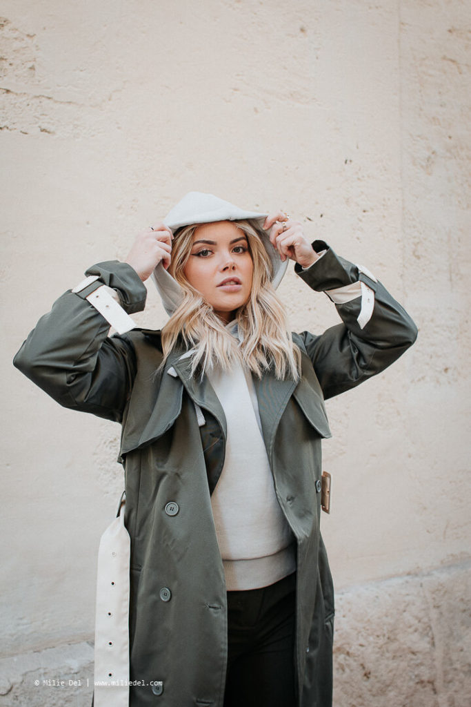 Fashion shoot with Romy in montpellier streets for NA-KD