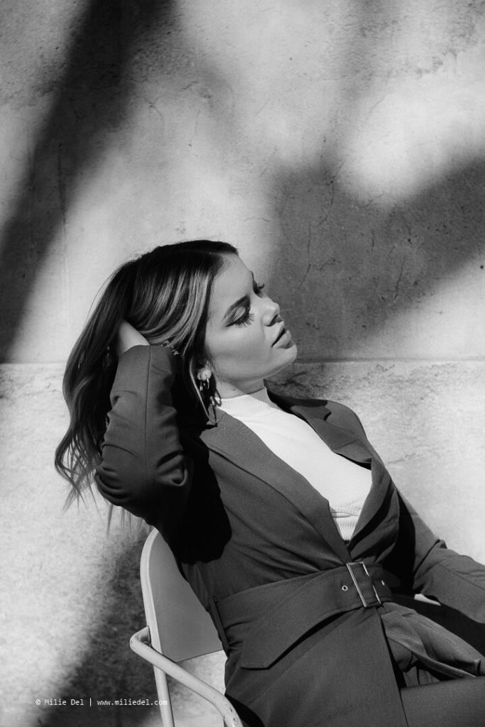 Fashion shoot with Romy in montpellier streets for NA-KD