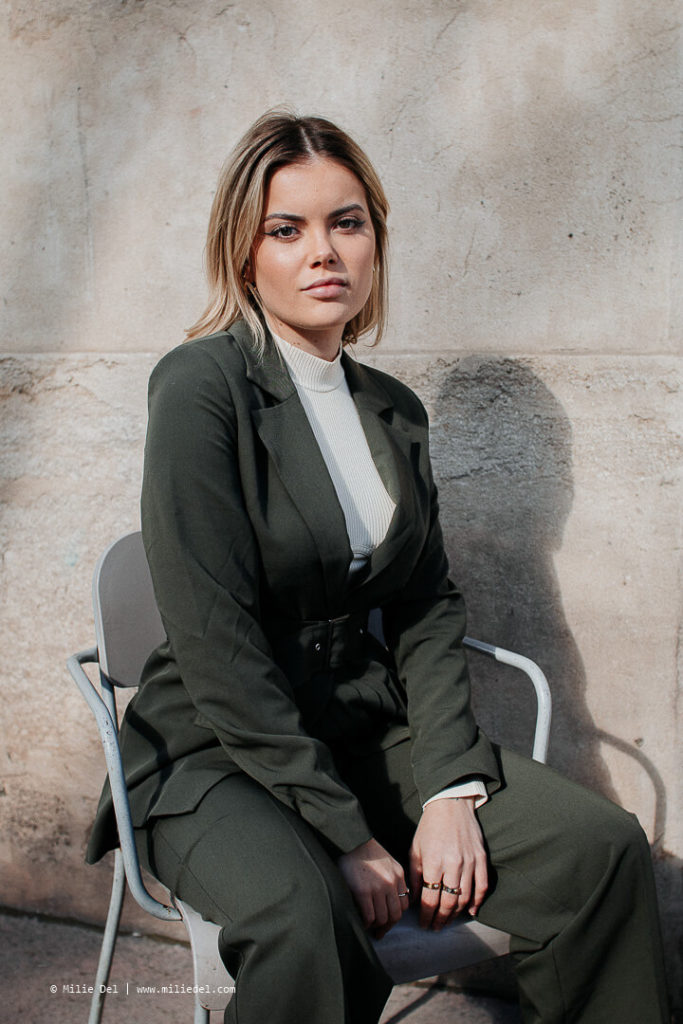 Fashion shoot with Romy in montpellier streets for NA-KD