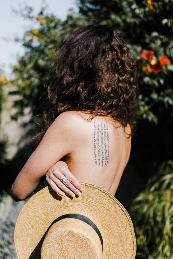 naked skin summer vibes hat