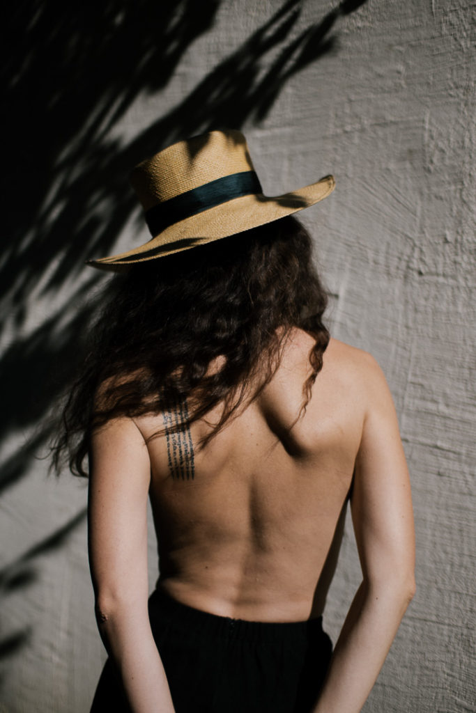 girl naked skin summer vibes editorial photography