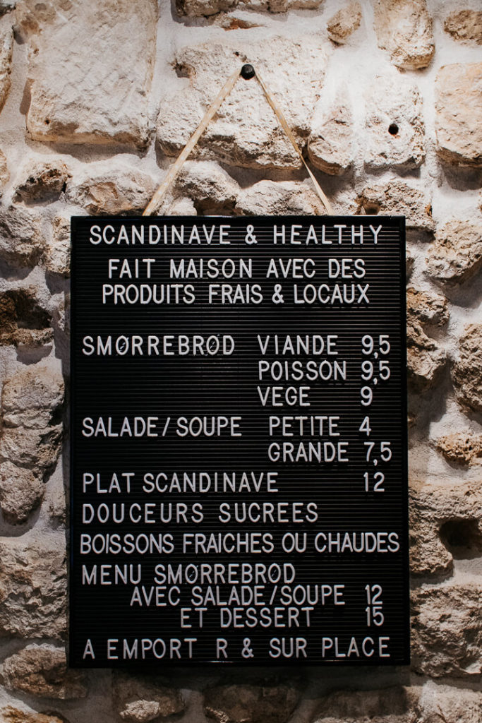 Le Shelter restaurant Scandinave à Montpellier menus