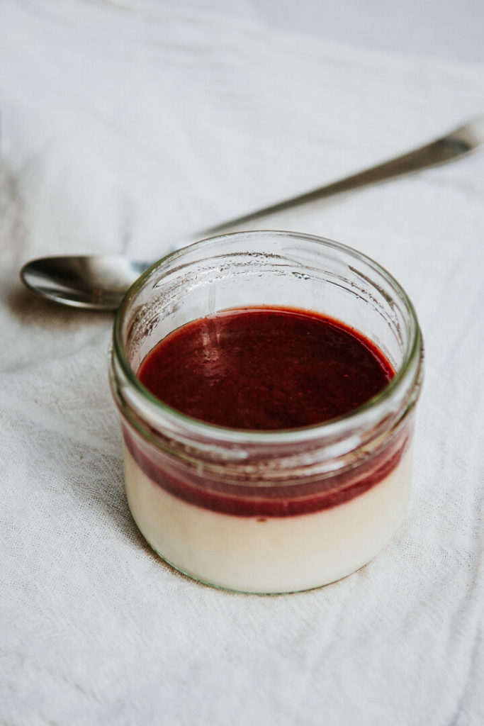 Le Shelter restaurant Montpellier Scandinavian food dessert panacotta milie del