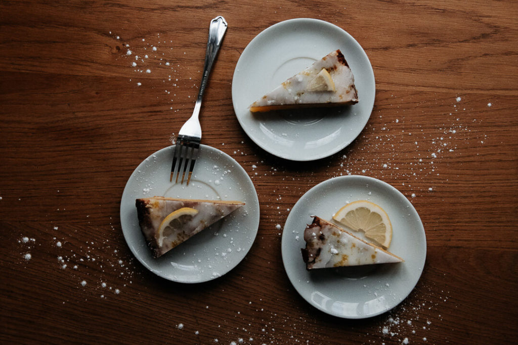 Citronmåne lemon cake danish food photographer montpellier