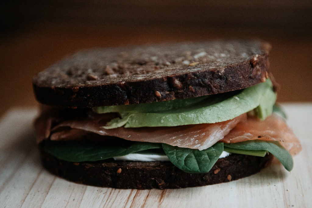 salmon avocado sandwich le shelter montpellier