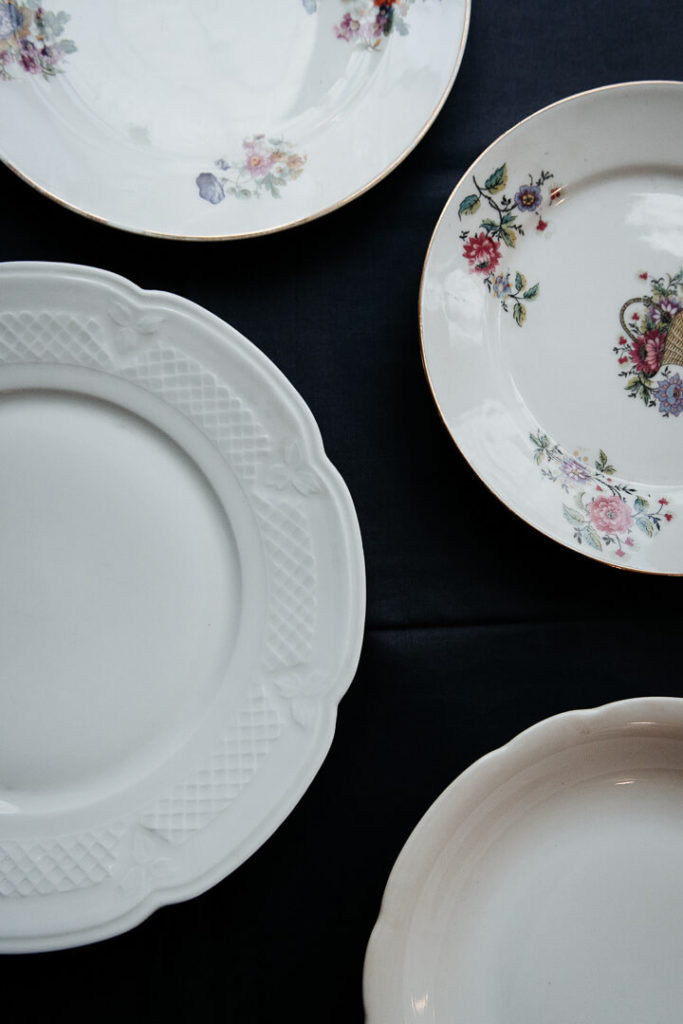 vintage plates LeShelter montpellier restaurant scandianvian