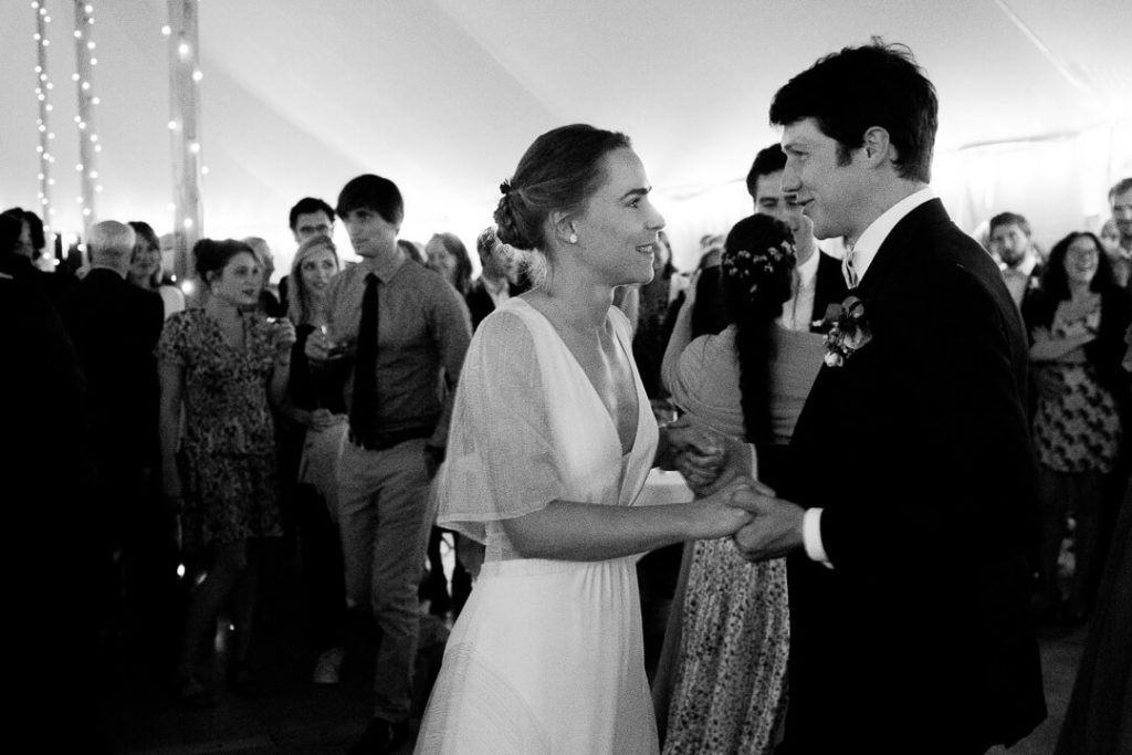 couple dancing wedding night