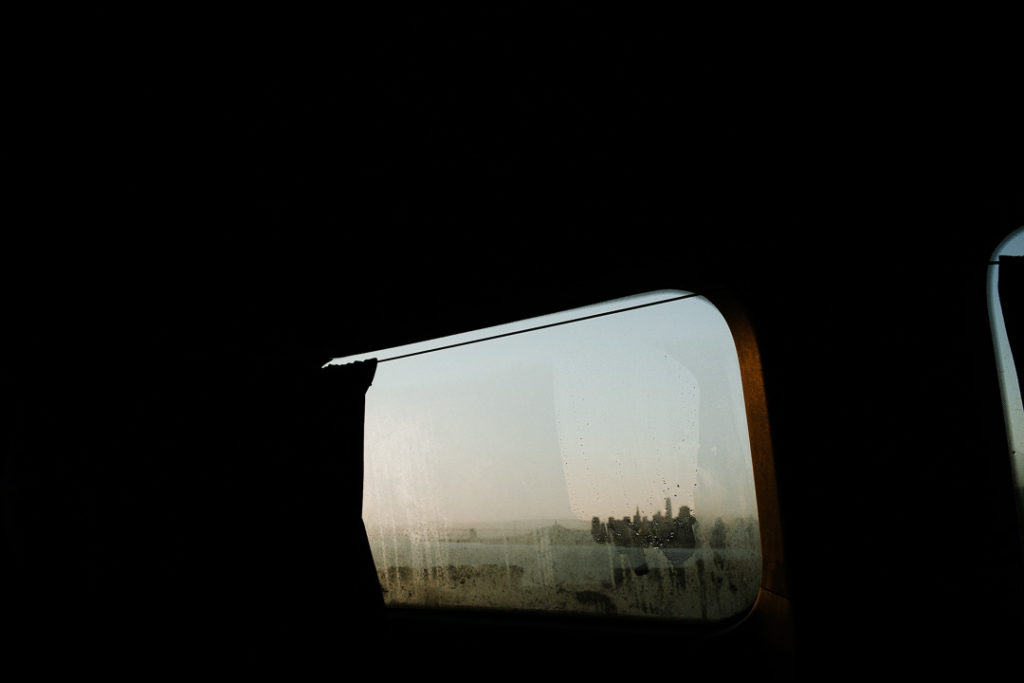 vanlife sleeping at the golden gate bridge san francisco