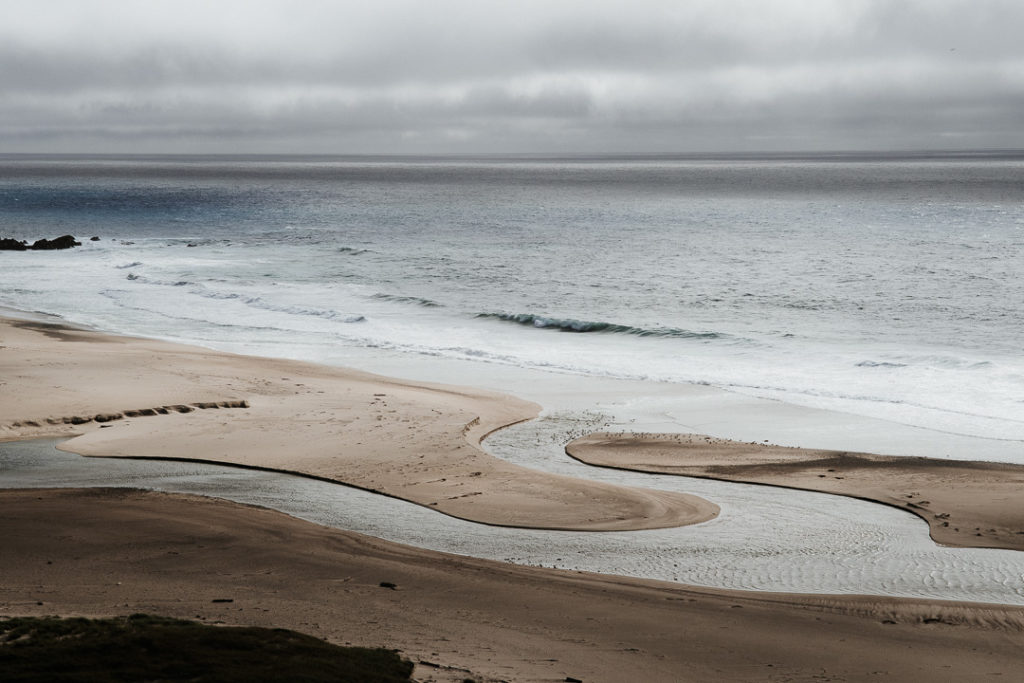 sand and shore coastline Big Sur