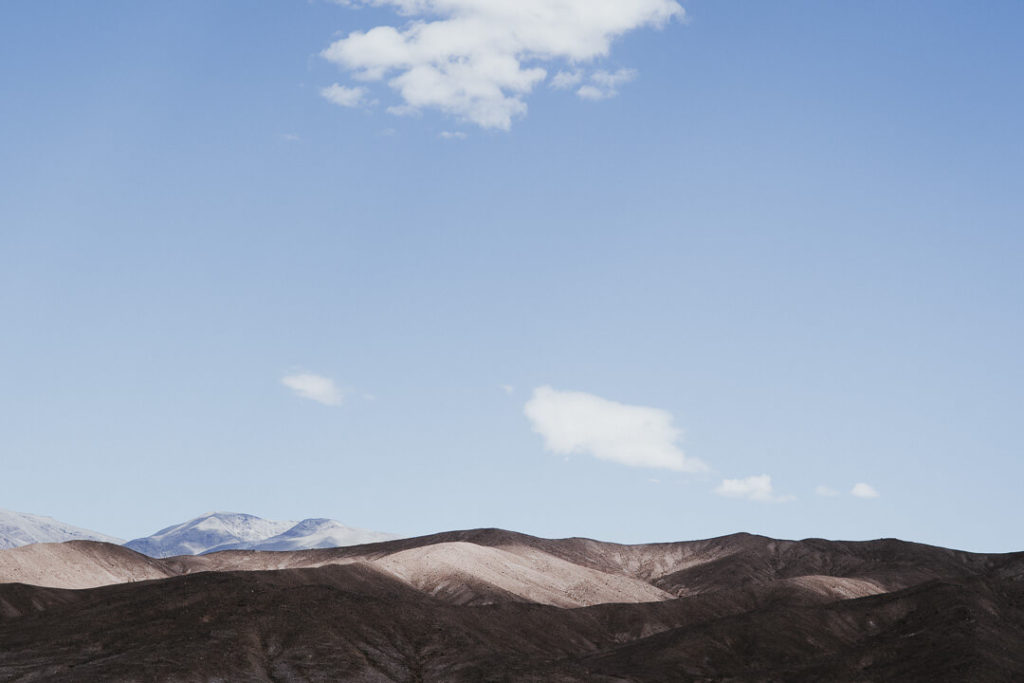 mountains in death valley desert