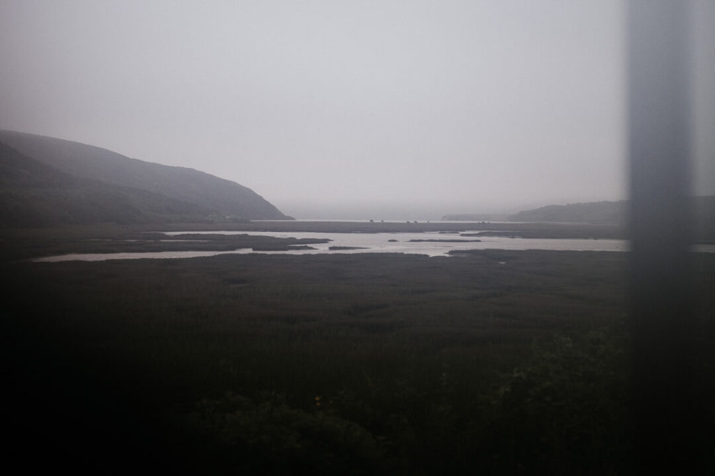 on the road Point Reyes National Seashore California