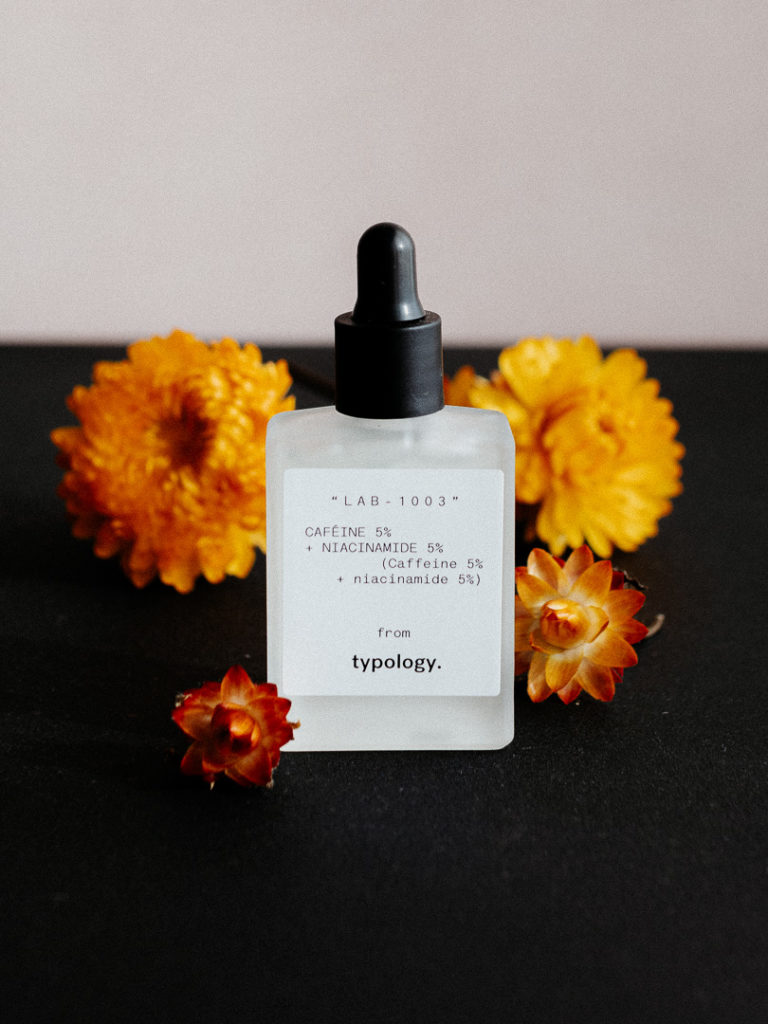 cafeine flowers typology miliedel brand photographer