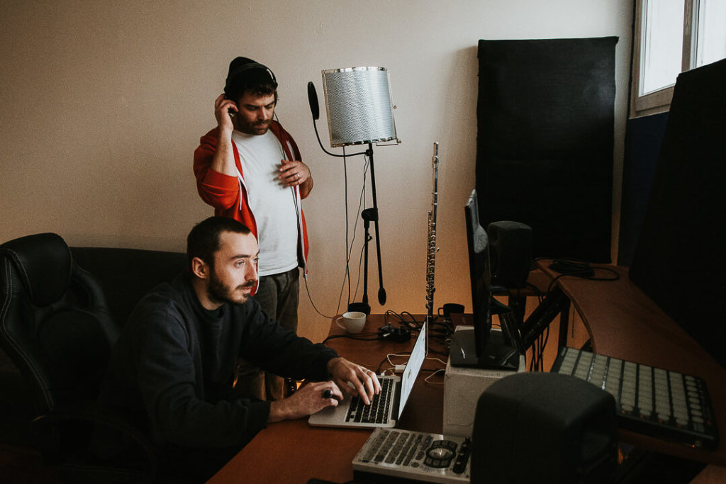 Nikitch and Kuna Maze in studio la Ba'jart in grenoble by Milie Del