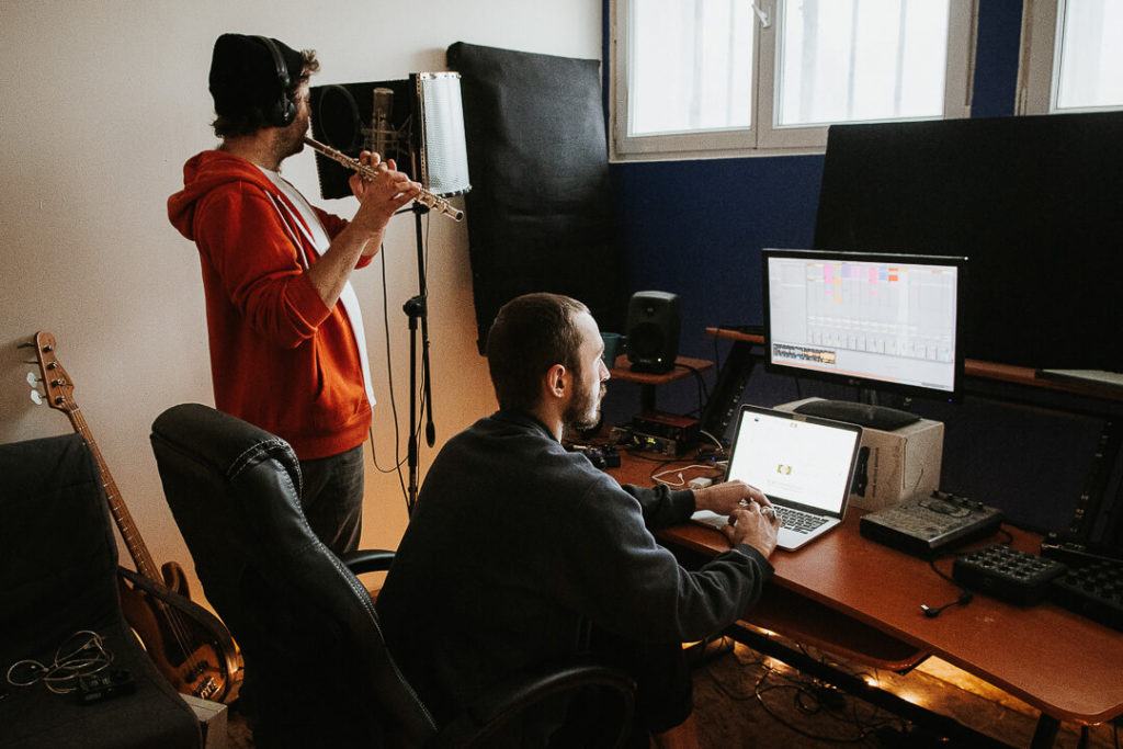 Nikitch and Kuna Maze in studio la Ba'jart in grenoble by Milie Del