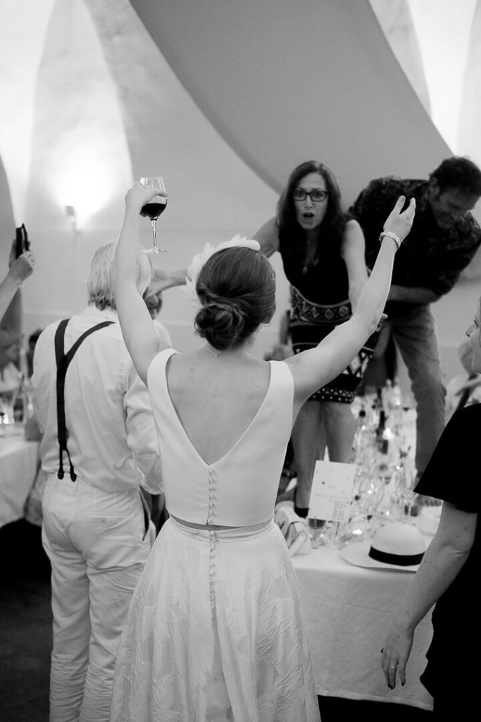 speeches during reception Château de Sully 