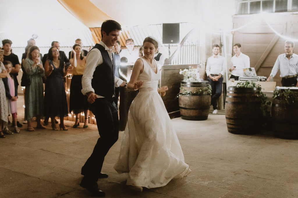 Dancing fairy tale wedding day