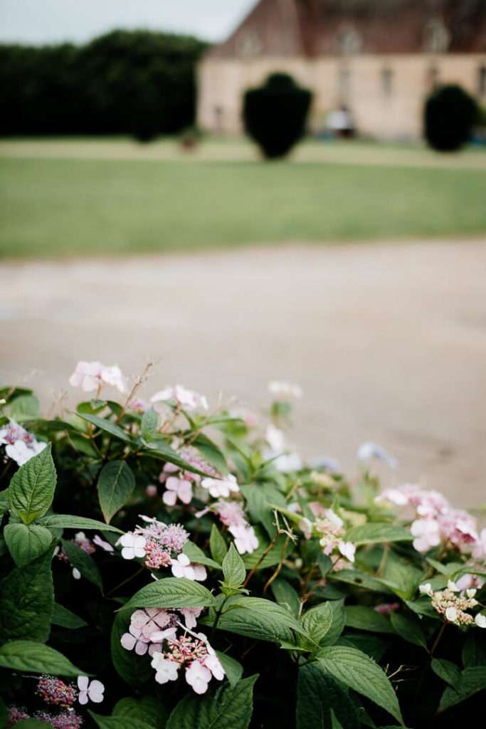 rainy day at Château de Sully