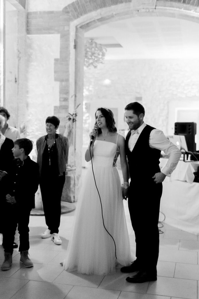 Magical indoor wedding reception dance floor