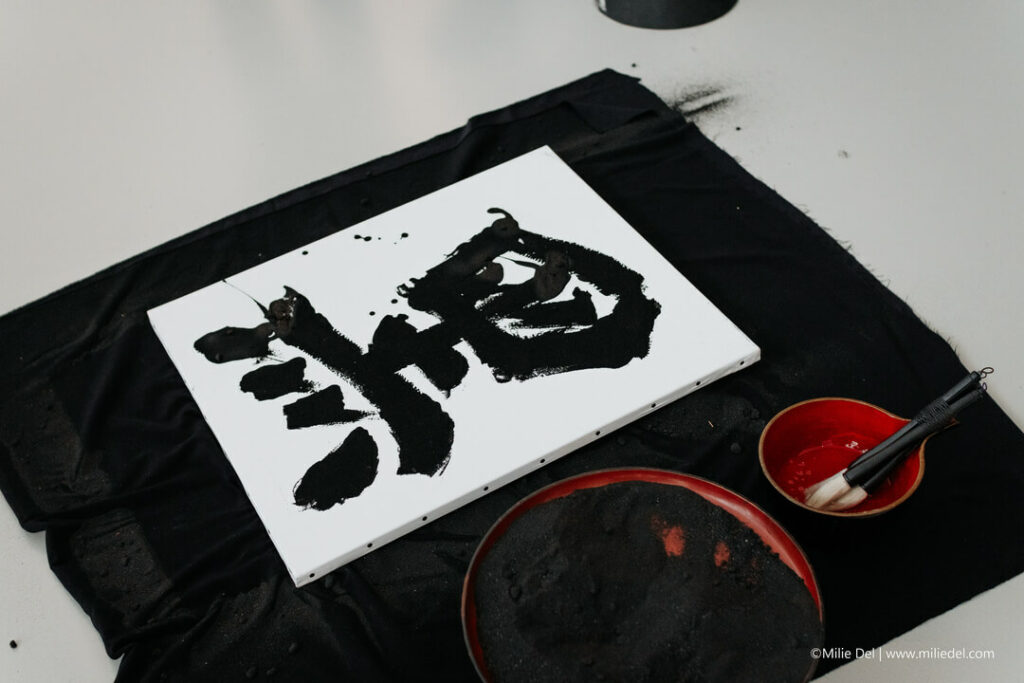 Hommage japonais à Pierre Soulages au musée Fabre à Montpellier par Milie Del Photographe