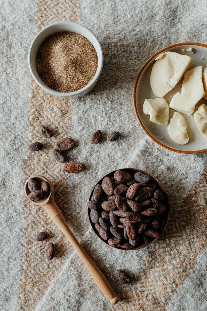 fèves de cacao Lucifèves d'Aubrac Milie Del food photographer South of France