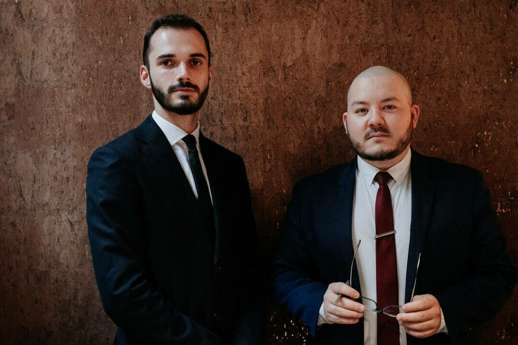 portrait of team at Reflet d'Obione one star guide Michelin in Montpellier by food photographer Milie Del