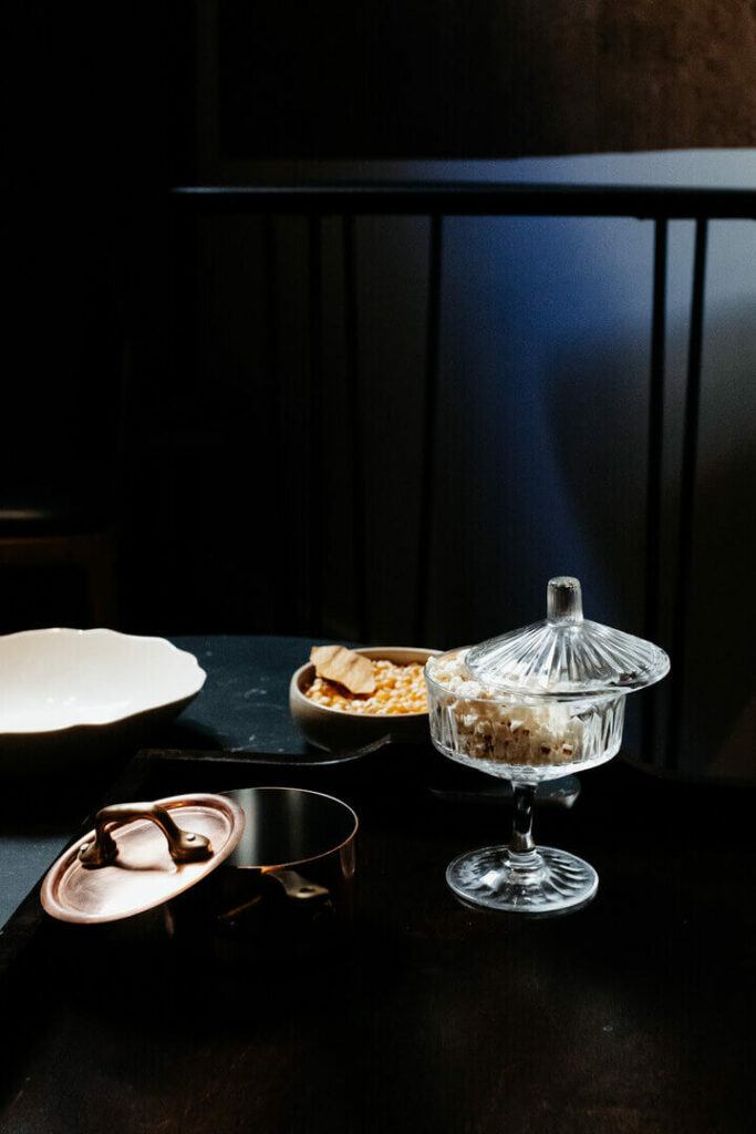 Maïs à reflet d'obione restaurant étoilé au guide Michelin par Milie Del Photographe